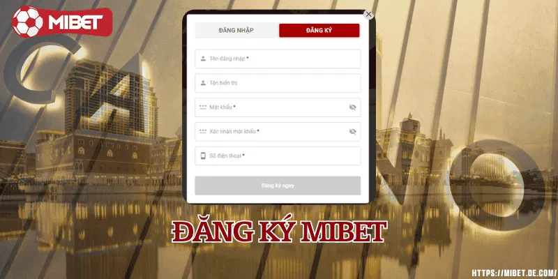 Điền thông tin đơn giản – tạo tài khoản nhanh chóng chỉ trong 1 phút